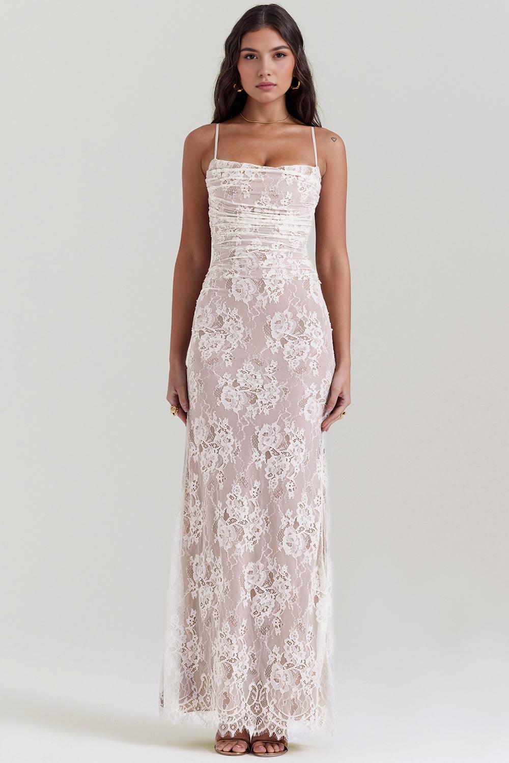 Diana™ - Elegant Lace Maxi Gown