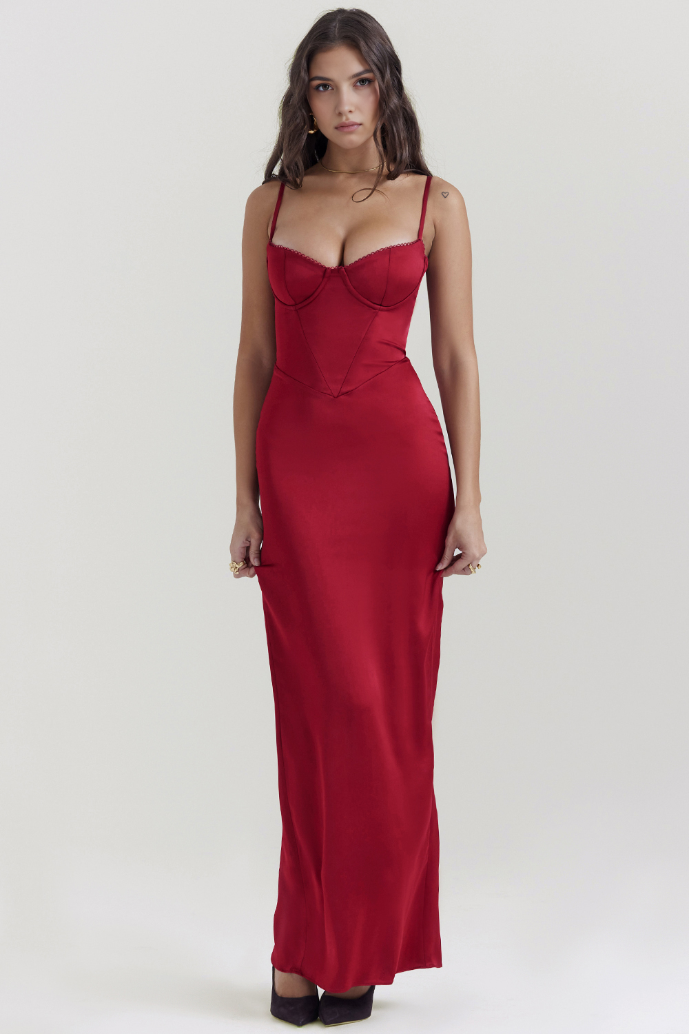 Vivian™ - Elegant Satin Dress