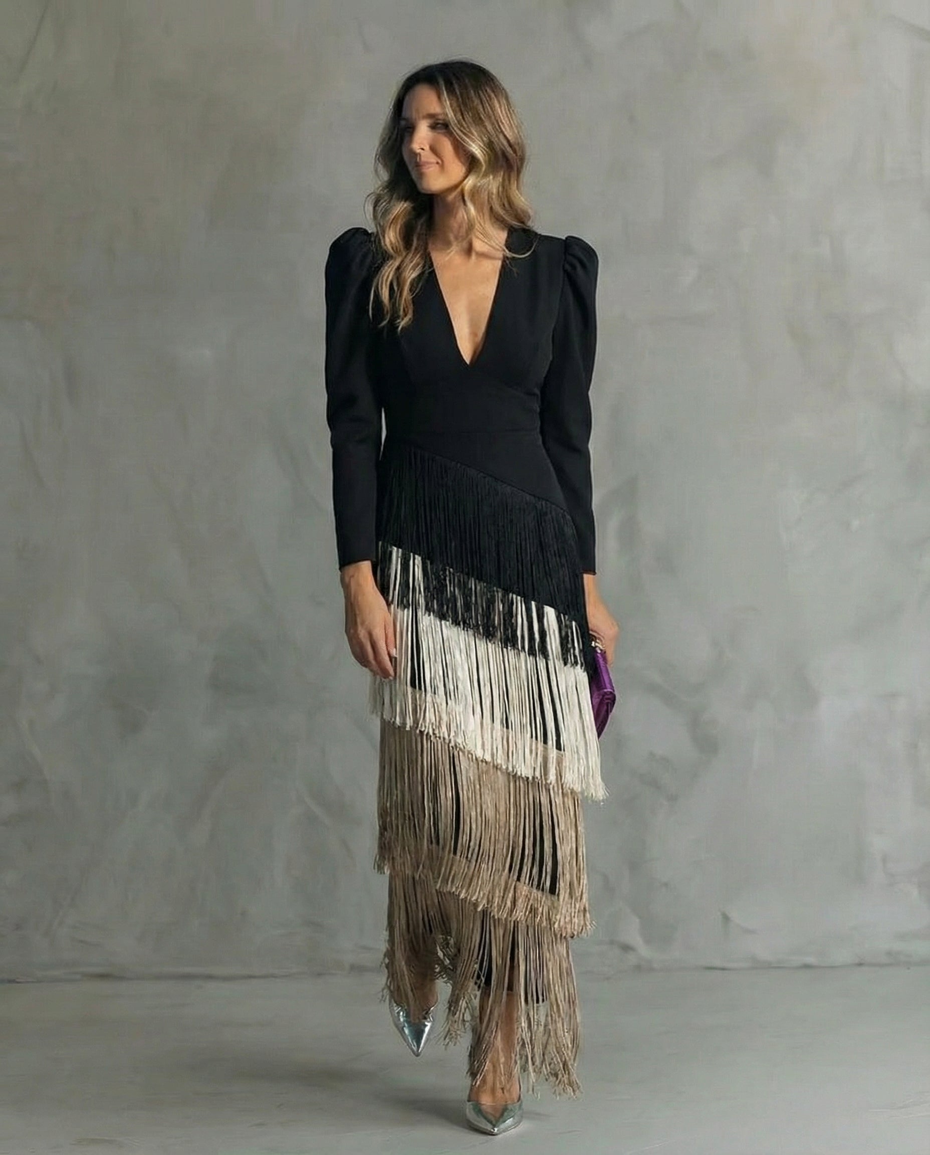 Luxe Fringe Muse Dress