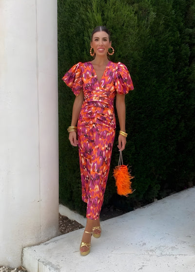 Catherine™ - Dress with Pleated Sleeves