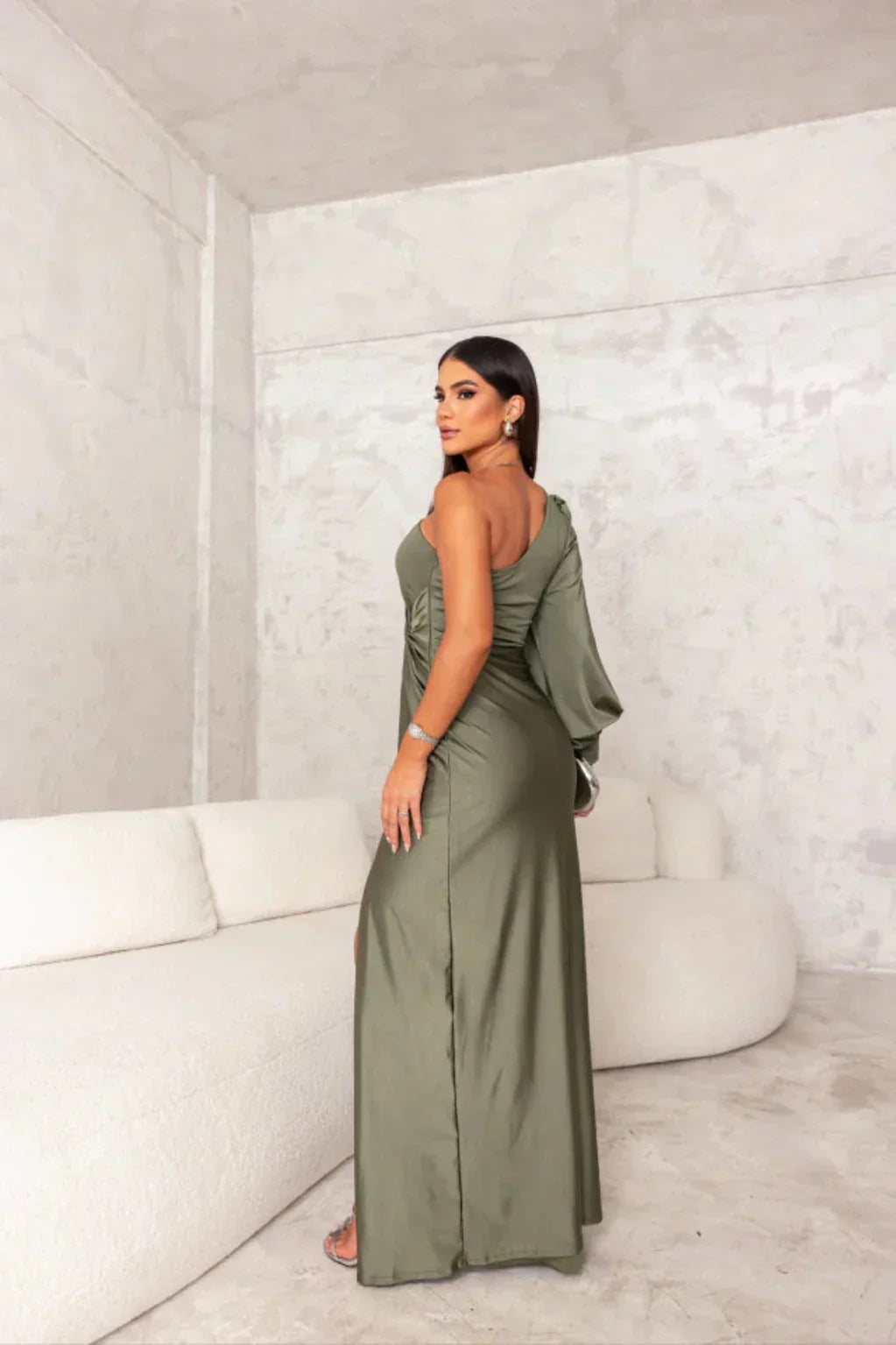 Estella™ - One-Sleeve Evening Dress