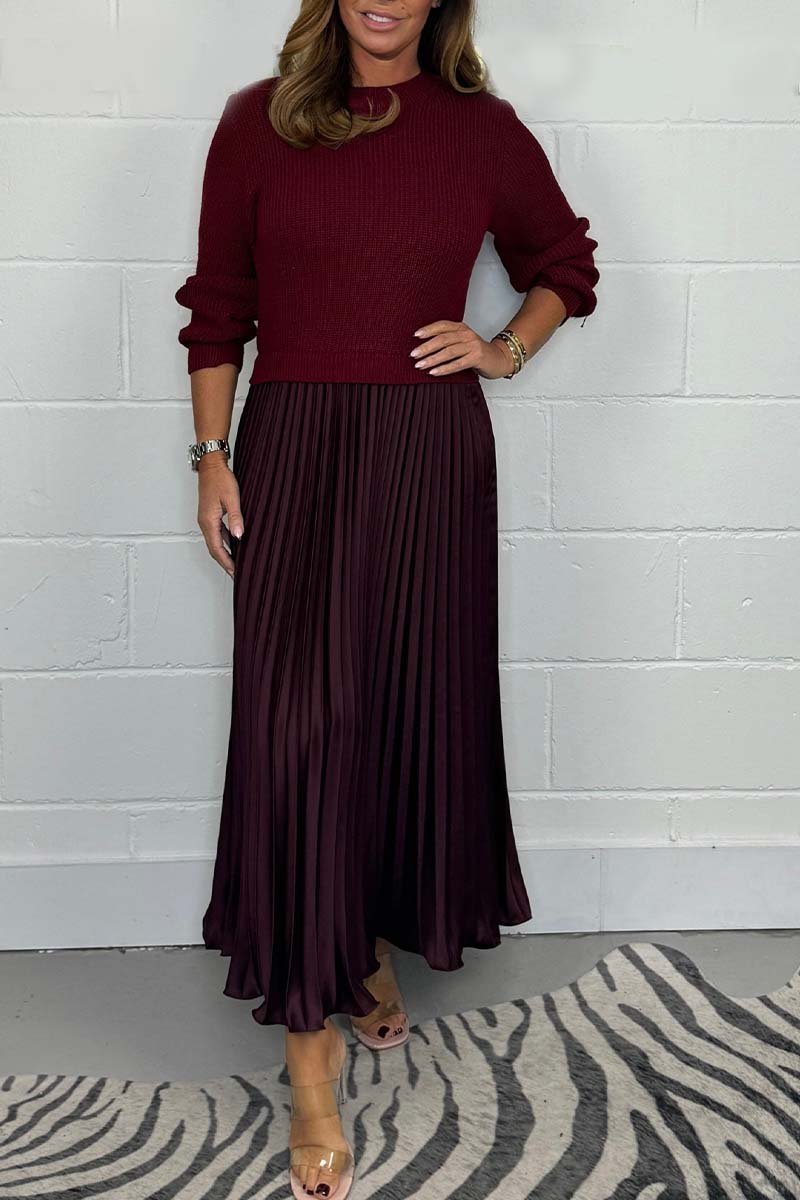 Rachel™ - Jersey Jumpsuit with Pleated Skirt