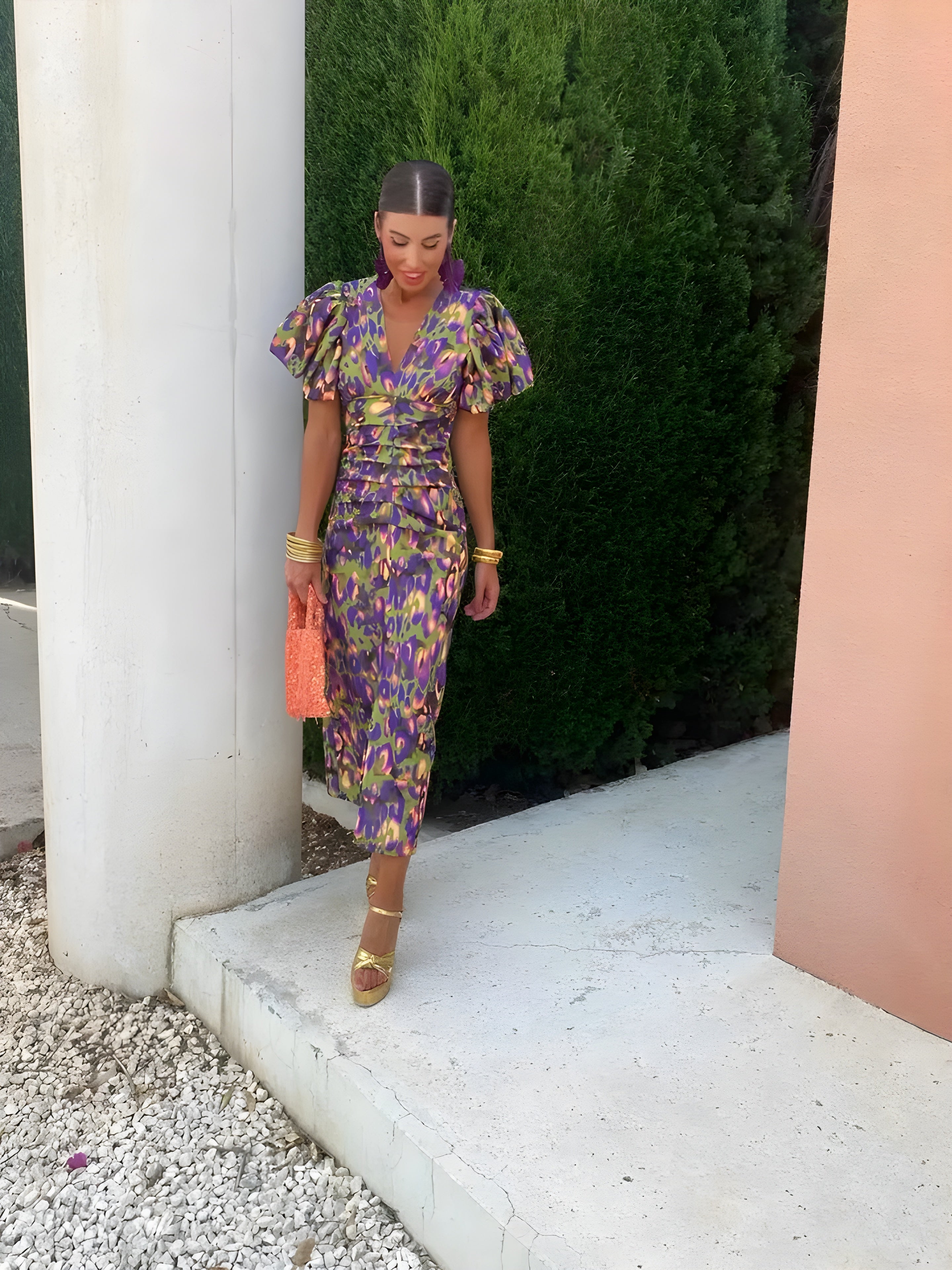 Catherine™ - Dress with Pleated Sleeves
