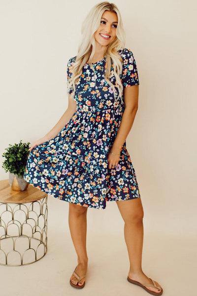 Amber™ - Floral A-Line Dress