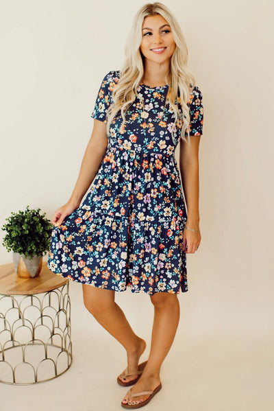 Amber™ - Floral A-Line Dress