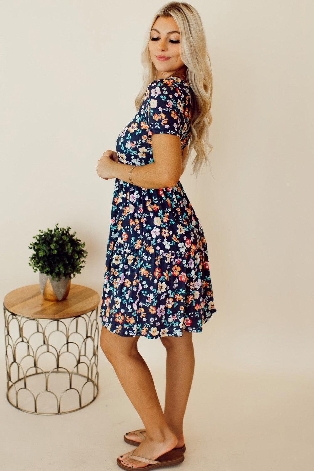 Amber™ - Floral A-Line Dress