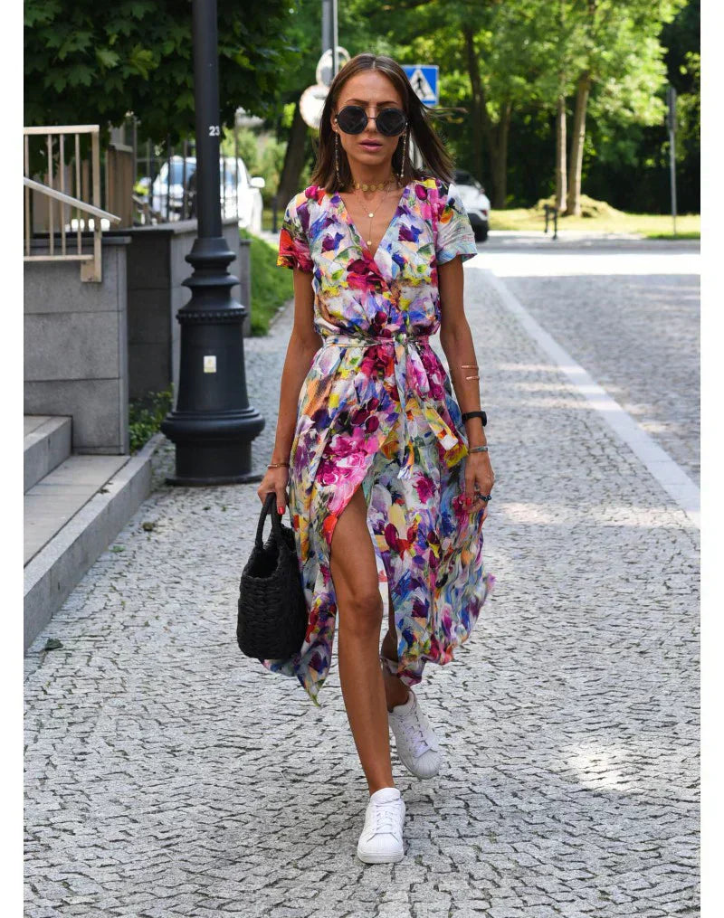 Rebecca™ - Vibrant Wrap Dress