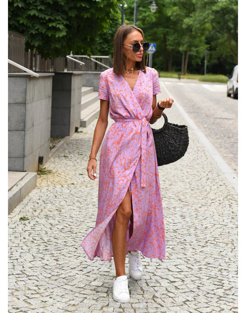 Rebecca™ - Vibrant Wrap Dress
