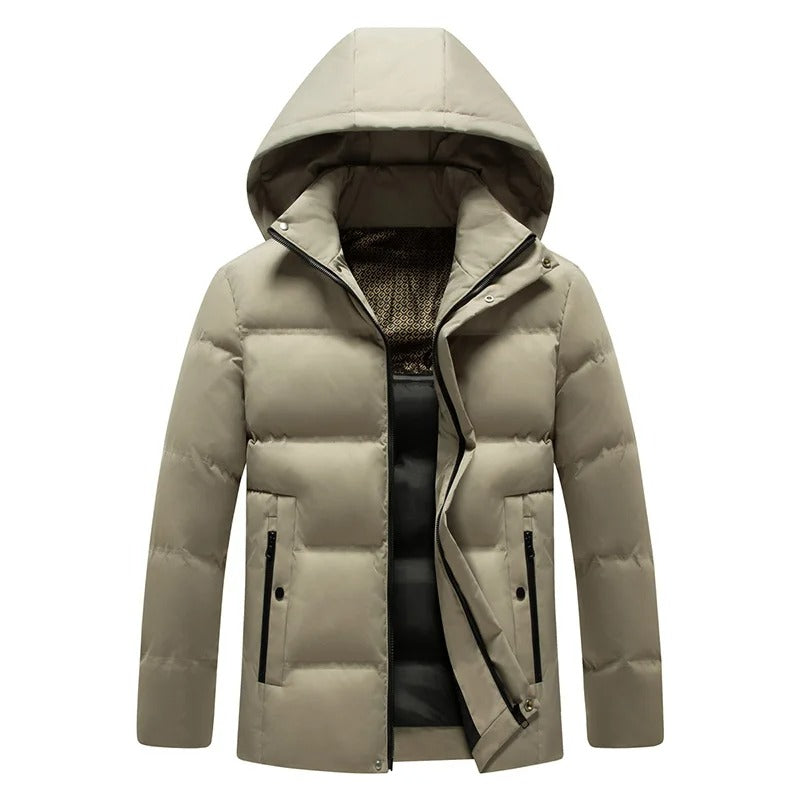 Elegant fleece jacket with hood