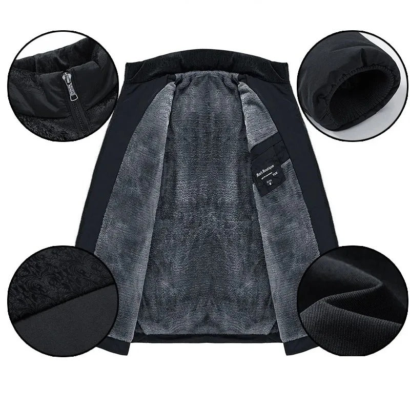 Elegant Padded Windbreaker Jacket