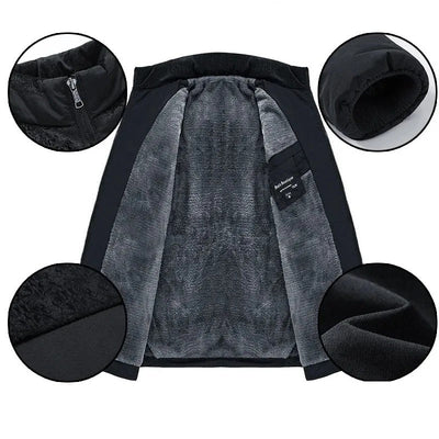 Elegant Padded Windbreaker Jacket