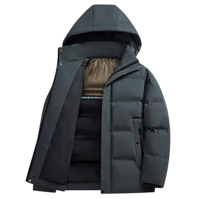 Elegant fleece jacket with hood