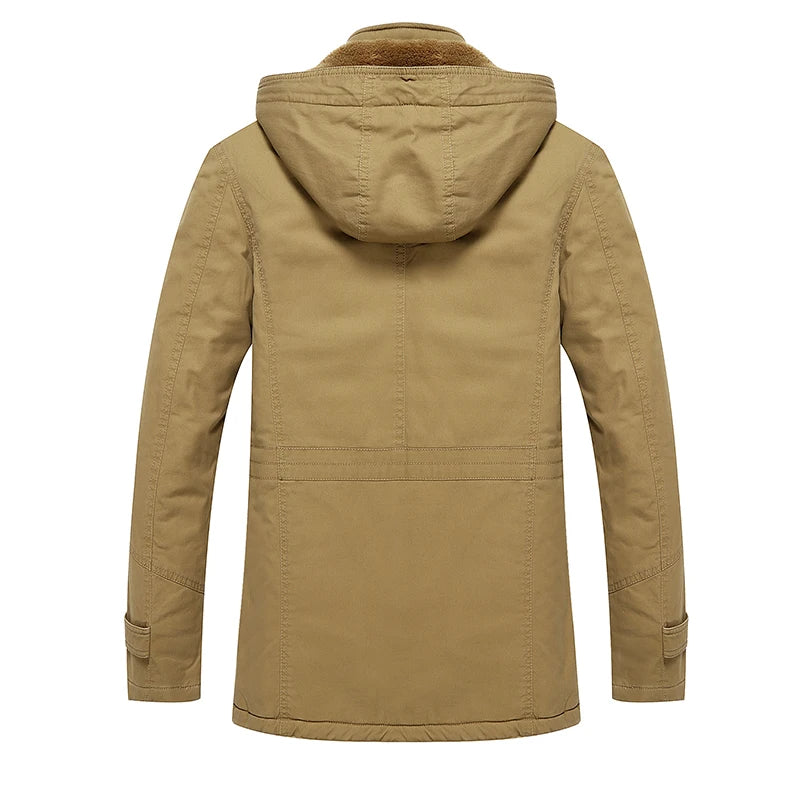 Elegant Padded Winter Jacket in Cotton