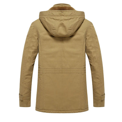 Elegant Padded Winter Jacket in Cotton