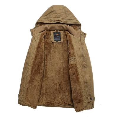 Elegant Padded Winter Jacket in Cotton