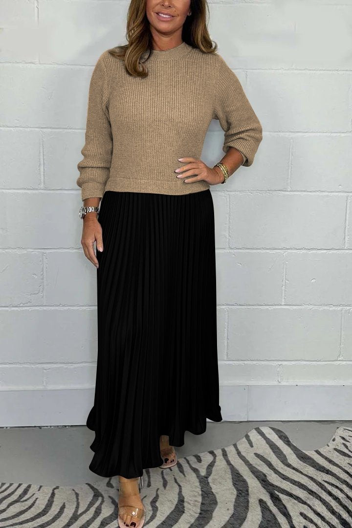 Rachel™ - Jersey Jumpsuit with Pleated Skirt