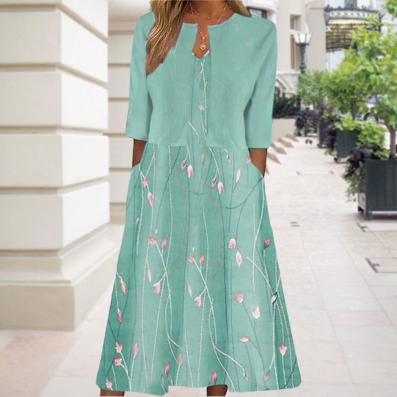 Susanna™ - Two Piece Floral Midi Dress