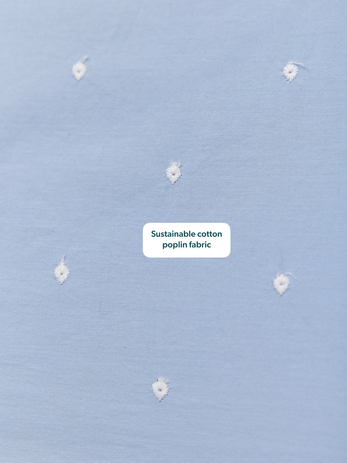 Maya | Blue Cotton Summer Dress