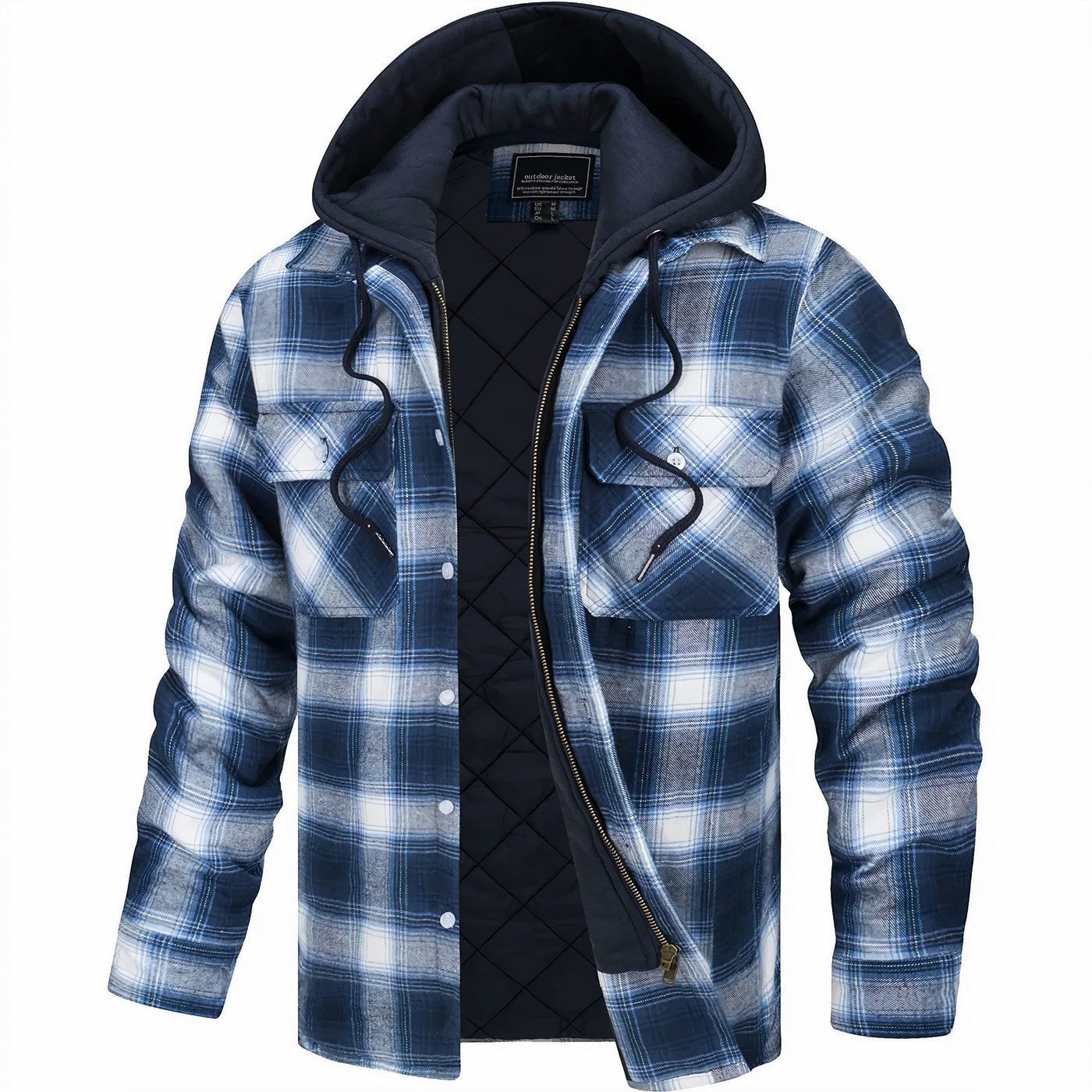 Harrison™ - Checked Hooded Jacket