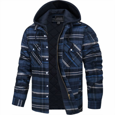 Harrison™ - Checked Hooded Jacket