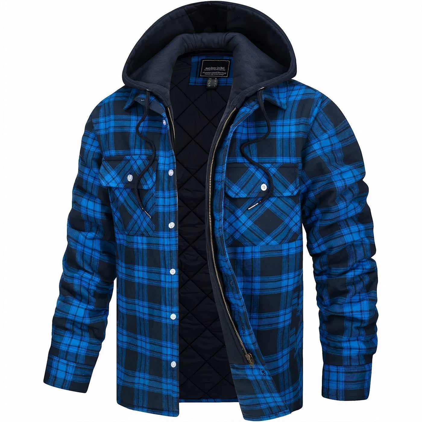 Harrison™ - Checked Hooded Jacket